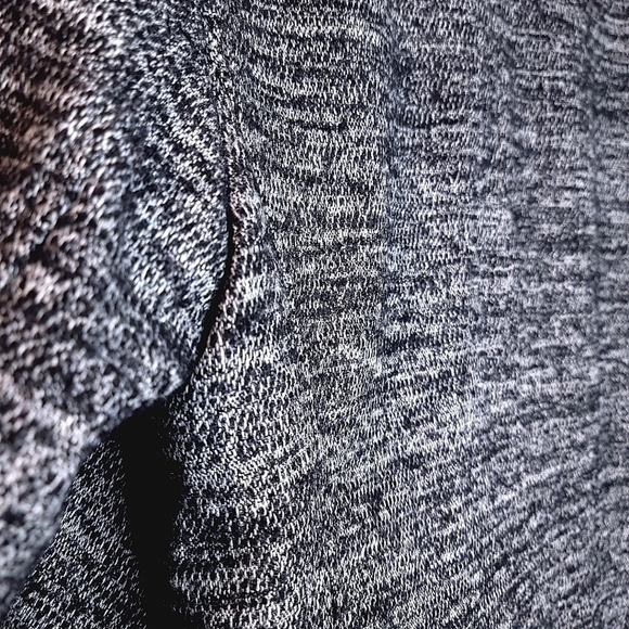 NEW j jill women's large petite snap button jacket gray blac blazer suit - Picture 14 of 15